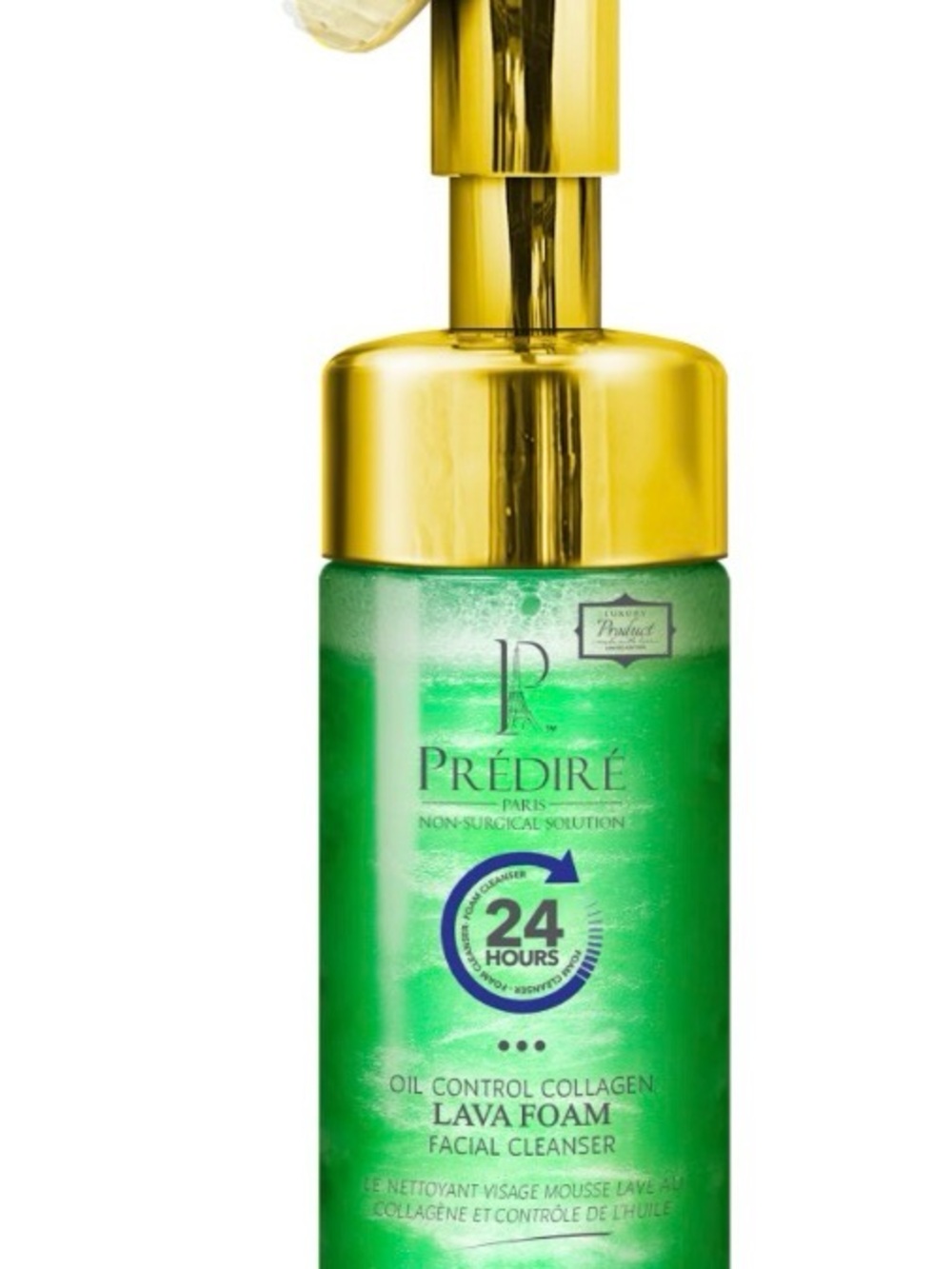 Predire oil control, collagen, lava foam facial cleanser